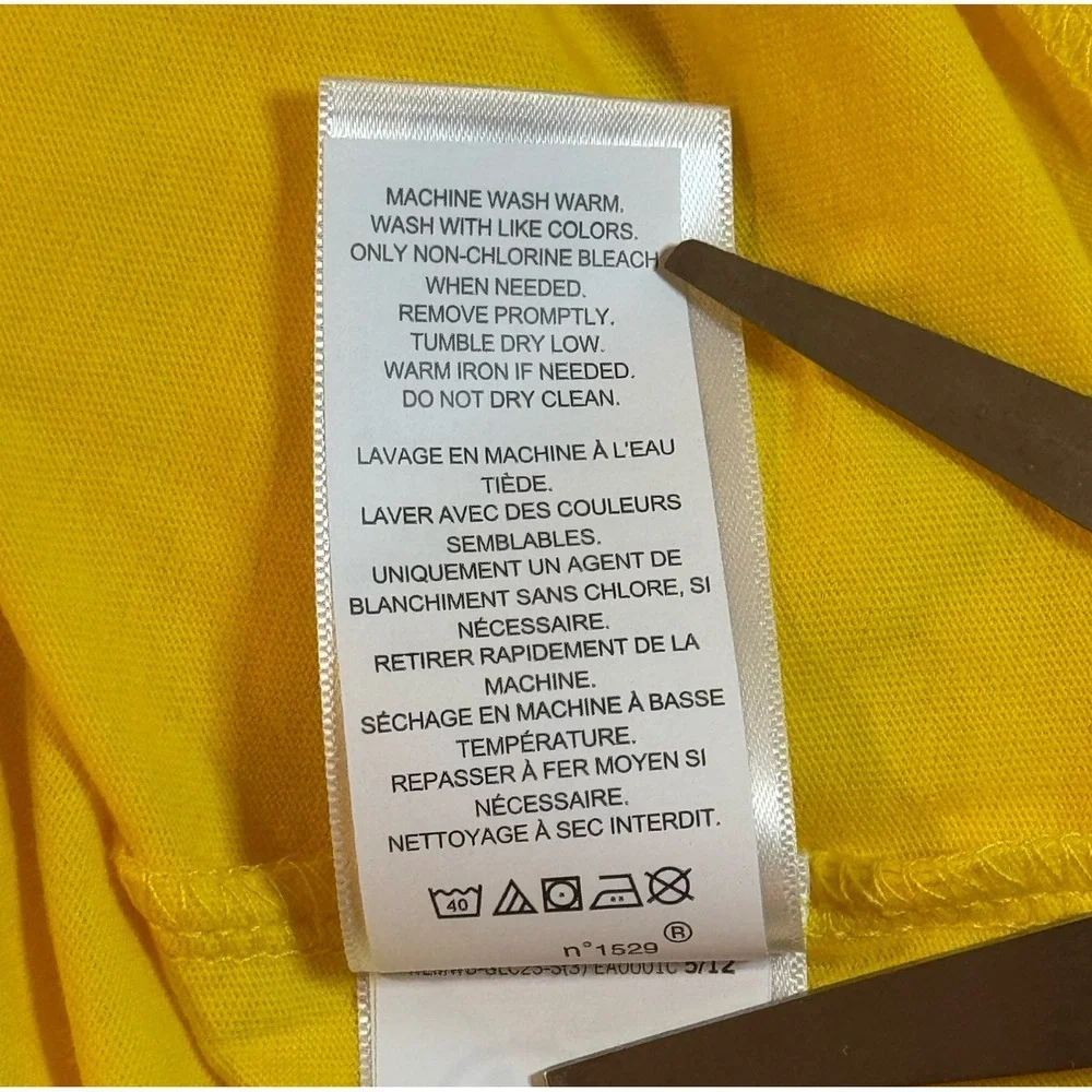Polo Ralph Lauren Yellow Classic Fit Pony Short Sleeve Pocket T Shirt Men's 4XLT